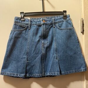 Wrangler Sweet Home Pleated Denim Skirt
